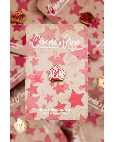 Atelier Momoni + Crown Enamel Pin