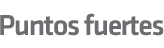 Puntos fuertes